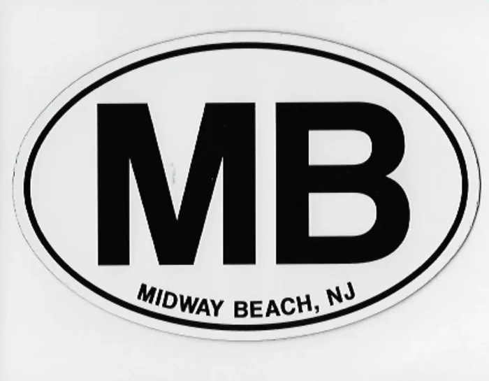 Midway Beach Euro Decal