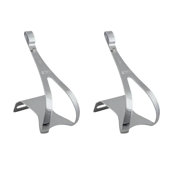 MKS Steel Toe Clips Large Chrome