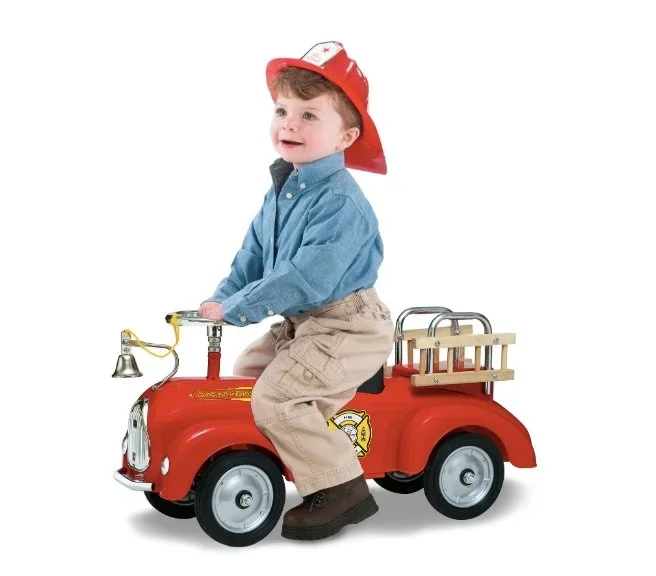 Morgan Cycle FIRE ENGINE Foot to Floor Kids Scoot-Ster, 71105