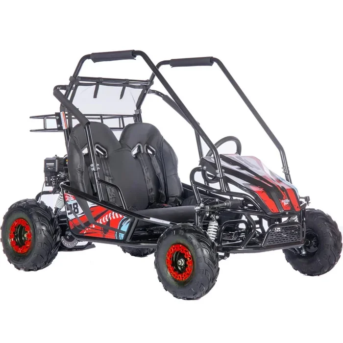 MotoTec Mud XL 212cc 2 Seat Full Suspension Kids’ Gas Go-Kart