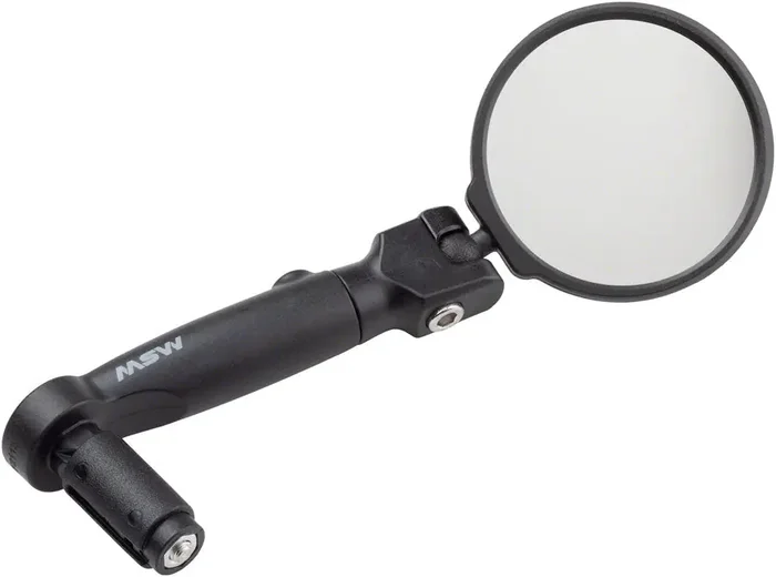 MSW Handlebar Mirror – Flat and Drop Bar HD Glass Lens