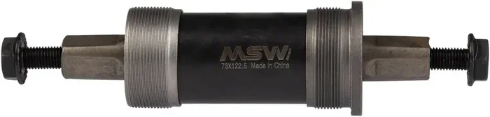 MSW ST100 Bottom Bracket – English 73 x 122.5mm Square Taper JIS