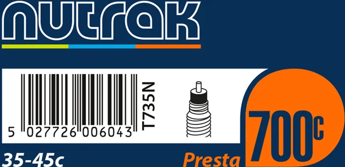 NUTRAK 700 x 35 – 45C Bike Tube