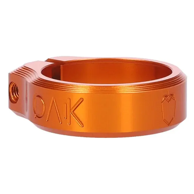 OAK Components Orbit Seatpost Clamp 36.4mm Orange