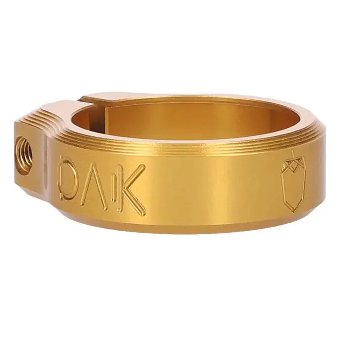 OAK Components Orbit Seatpost Clamp 38.5mm Gold