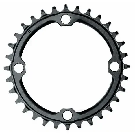Ochain Chainring Base 36t + Nuts Black
