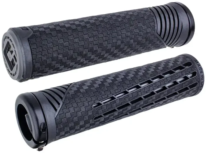 ODI CF V2.1 Grips – Black/Gray/Black Lock-On