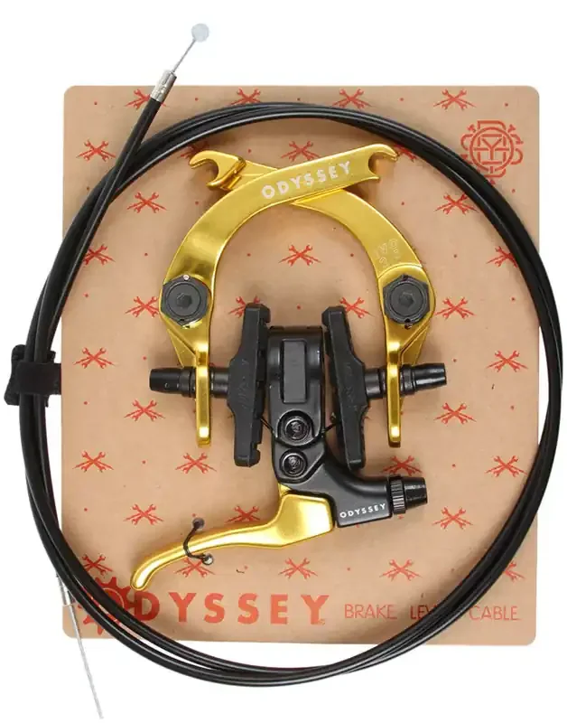 Odyssey EVO 2.5 U-Brake and Lever Kit – Anodized Gold