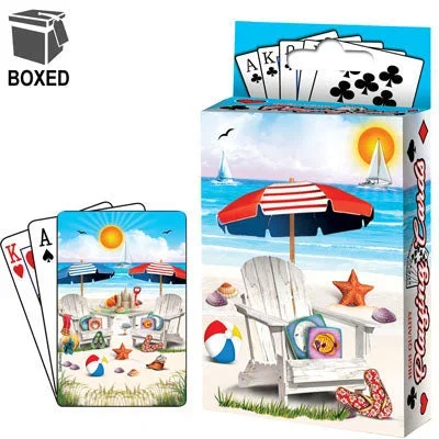 Playing Card Seaside Park Beach Umbrella