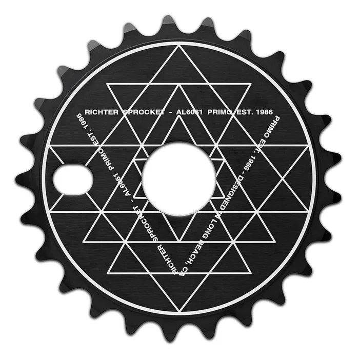 Primo Zia Sprocket – Black Or Silver (25T)