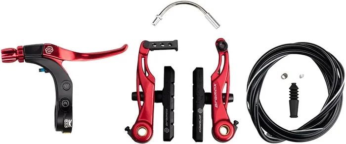 Promax P-1/Click V-Point Linear Pull Brake Kit – 85mm Red