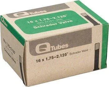 Q-Tubes 16″ x 1.75-2.125″ Schrader Valve Tube 102g *Low Lead Valve*