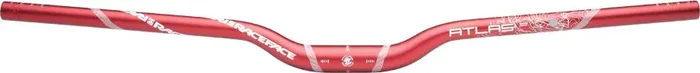 RaceFace Atlas Riser Handlebar 31.8 x 785mm 1-1/4″ Rise Red