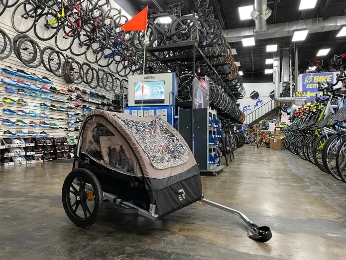 Retrospec Rover Kids’ Bike Trailer – Single/Double