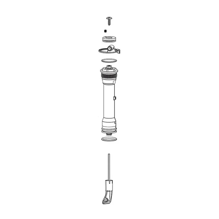 RockShox Compression Damper – Crown Turnkey Judy Silver A1+ / 30 Silver A3+