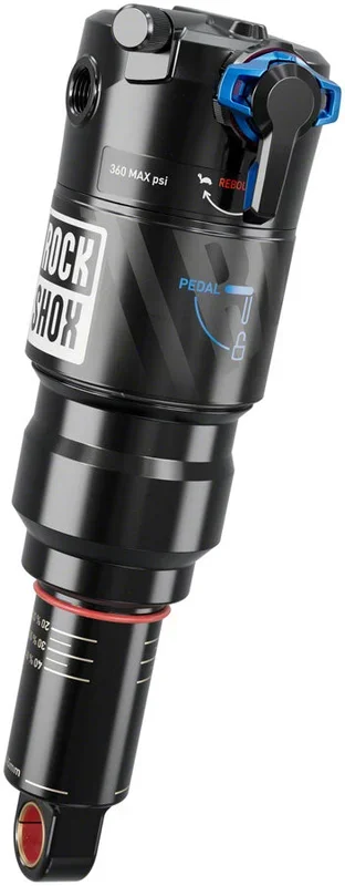 RockShox Deluxe Ultimate RCT Rear Shock – 165 x 37.5mm Linear XL 4 Neg/0 Pos Tokens Reb 55 / Comp 30 Lock Out 4 Trunnion/Std C2