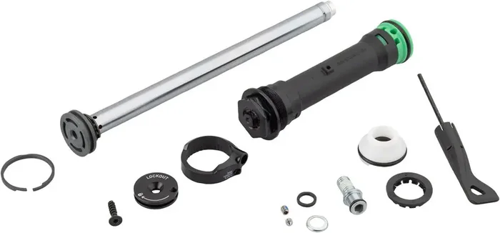 RockShox Fork Damper Assembly – Remote 17mm PopLoc Pre-2013 PushLoc Turnkey 27″/29″ – Judy Silver A1+/30 Silver A3+ 2018+