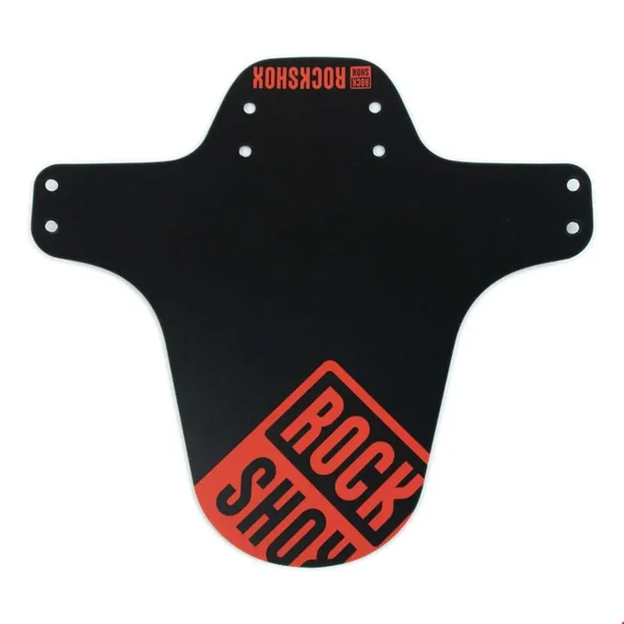 RockShox MTB Fender Black with Fire Red Print
