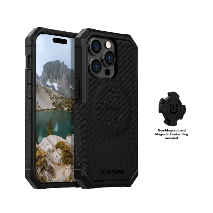 Rokform RUGGED iPhone 14 PRO Phone Case : BLACK