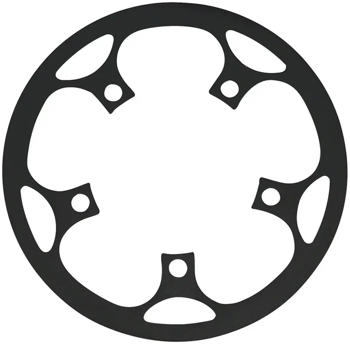 Samox BG22 Chainring Guard/Guide – For 36-46t 110 BCD Aluminum Black