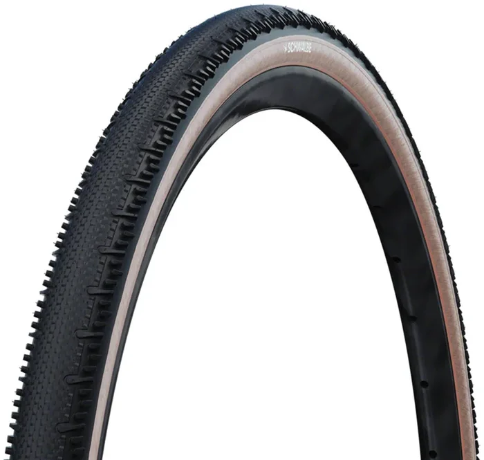 Schwalbe G-One RS Tire – 700 x 50 Tubeless Folding BLK/Transparent Evolution Line Pro Addix Race