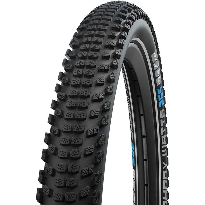 Schwalbe, Johnny Watts, Mountain Tire, 27.5”x2.35, Wire, Clincher, Addix 4season, DD, GreenGuard, 67TPI, Black
