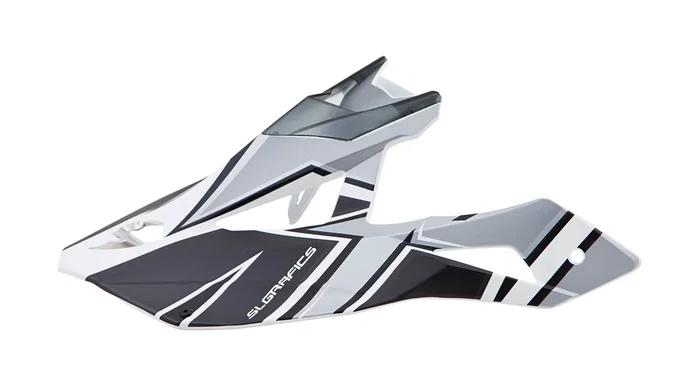 SCORPION EXO Vx-35 Peak Visor Finnex Black/Silver