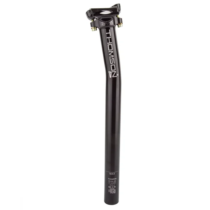 SEATPOST THOM 27.2 330mm-BK 16mm SETBACK