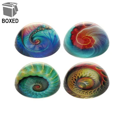 SERENITY GLASS 2.25″ PAPER WEIGHT