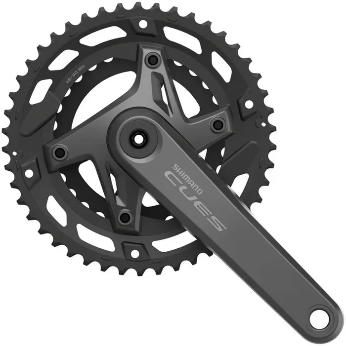 SHIMANO CUES FC-U6000-2 Crankset Black 175mm x 46/30T