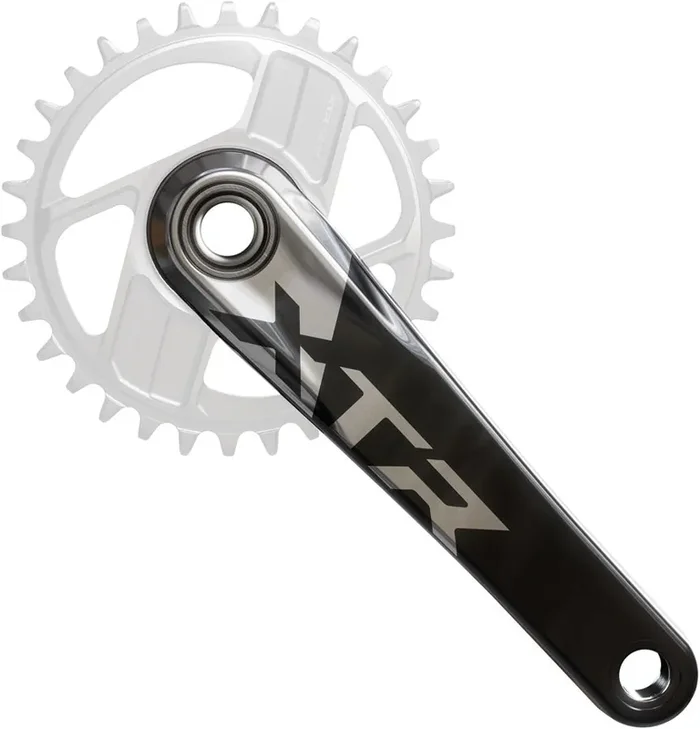 Shimano XTR FC-9200 XC Crankset – 165mm 12-Speed 1x Direct Mount Hollowtech II Hollow-Forged Crankarms BLK/Silver