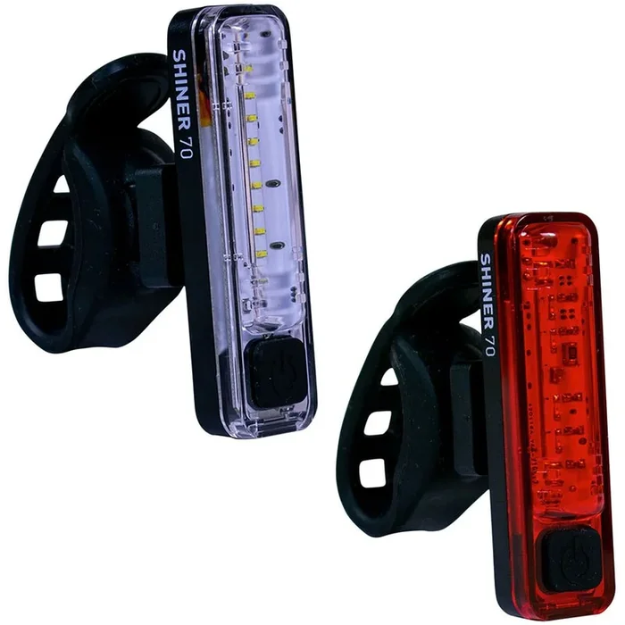 Shiner 70 Headlight/Taillight Set – Black