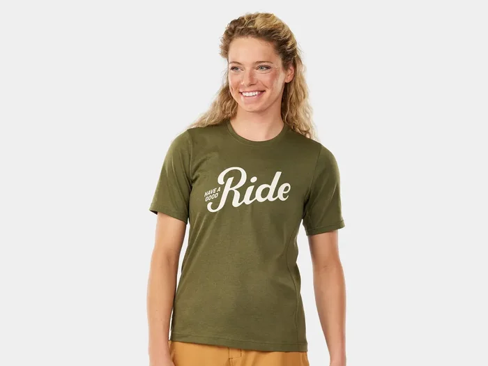 Shirt Trek Evoke Tech Tee Women X-Large Black Olive