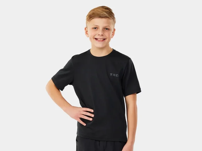 Shirt Trek Evoke Tech Tee Youth Small Black