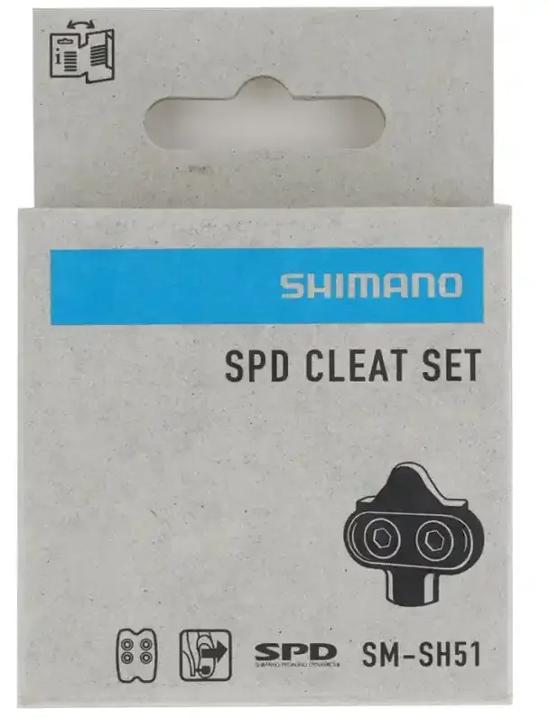 SM-SH51 CLEAT SET PAIR FOR SINGLE RELEASE MODE IND.PACK