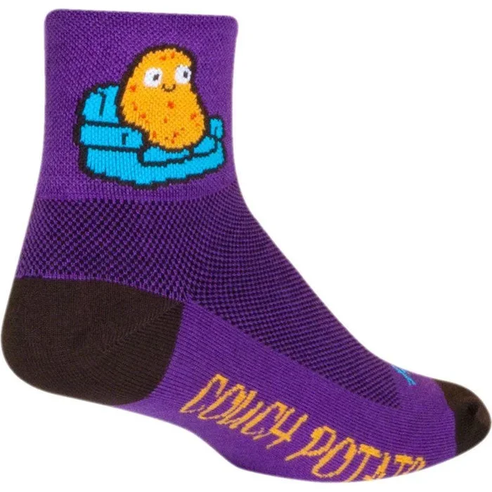 SockGuy Potato Standard Classic Socks – 3 Small/Medium