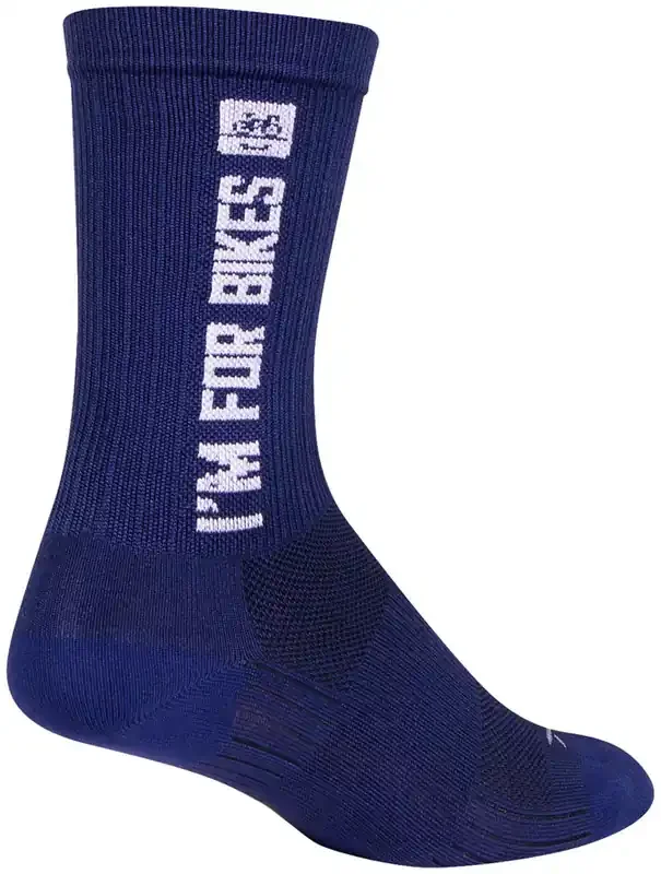 SockGuy SGX People For Bikes Socks – 7″ Small/Medium
