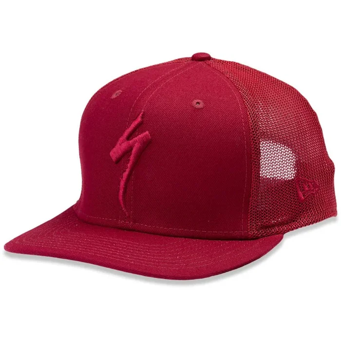 Specialized S-Logo New Era Trucker Hat – Crimson