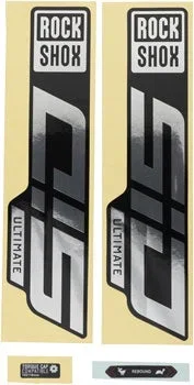 SRAM DISC BRAKE PADS – ORGANIC COMPOUND, STEEL BACKED, POWERFUL, FOR LEVEL, ELIXIR, AND 2-PIECE ROAD ROCKSHOX FORK DECAL KIT – SID ULTIMATE, 27.5″/29″, GLOSS RAINBOW FOIL/HIGH GLOSS BLACK