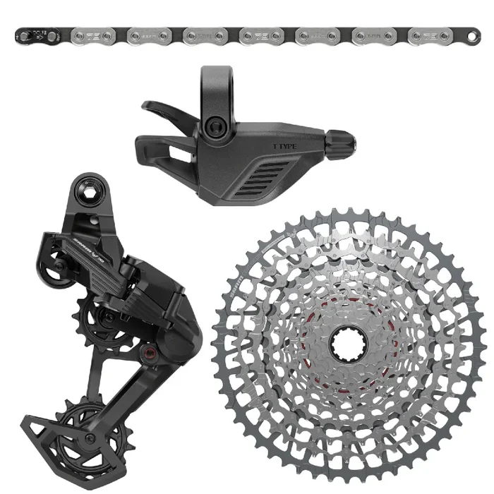 SRAM Eagle 70 T-Type Groupset – Single Click E-Bike Trigger Shifter 10-52t XD 12-Speed Cassette Rear Derailleur Chain