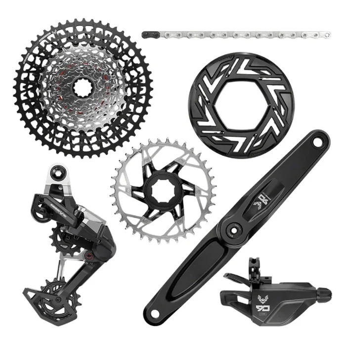 SRAM Eagle 90 Ebike Groupset – Brose 36T Clip-on Guard Chain XS-1275 10-52t Single Click Shifter Rear Derailleur