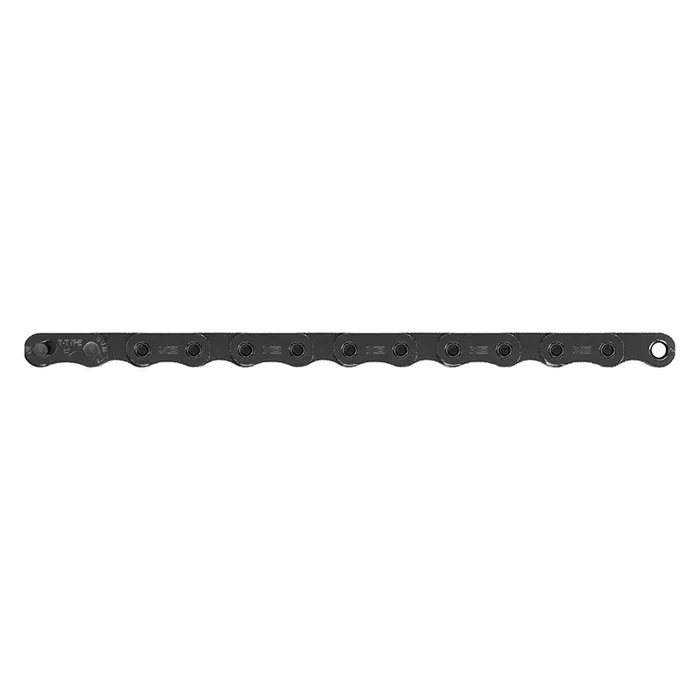 SRAM X0 Eagle T-Type Flattop Chain – 12-Speed 126 Links Solid Pin Includes PowerLock Connector PVD Coated Dark Polar