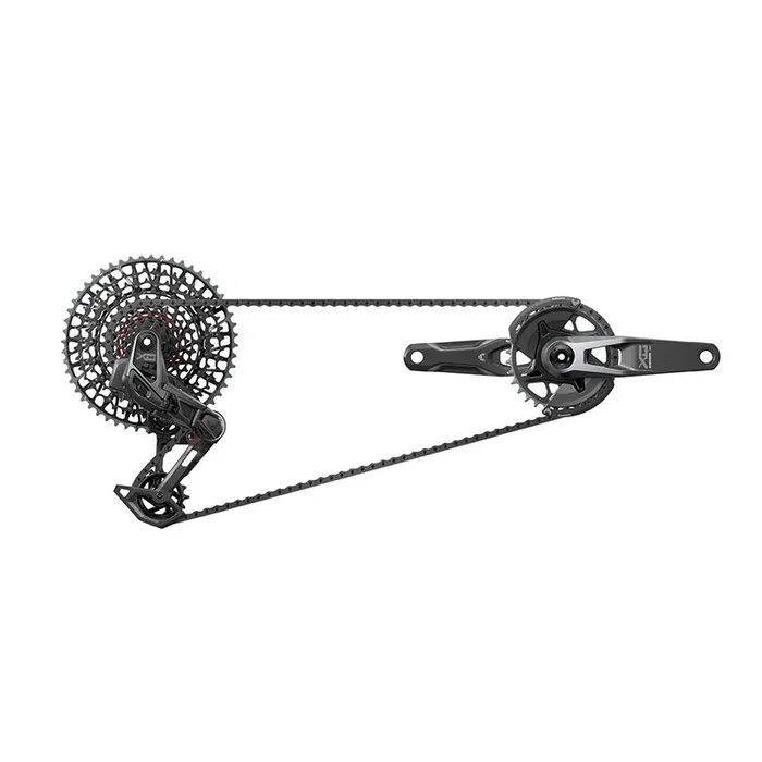SRAM X0 T-Type Eagle Transmission Groupset – 165mm Crank 32t Chainring AXS POD Controller 10-52t Cassette Rear Derailleur Chain V2