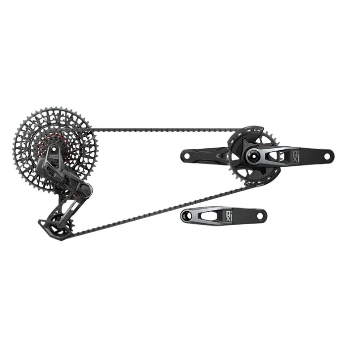 SRAM X0 T-Type Eagle Transmission Groupset – 175mm Crank 32t Chainring AXS POD Controller 10-52t Cassette Rear Derailleur Chain V2