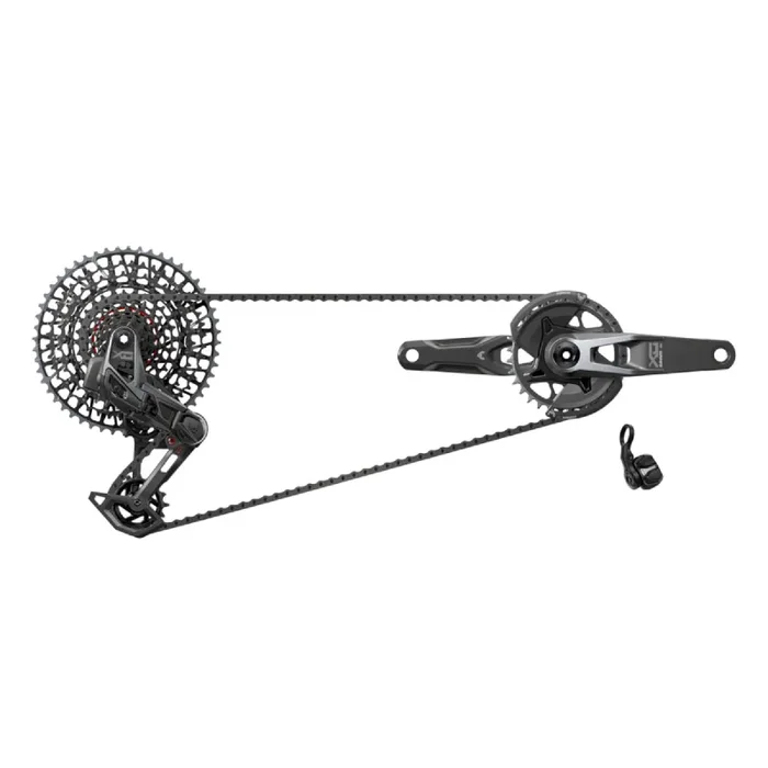 SRAM X0 T-Type Eagle Transmission Groupset – Crank 32t Chainring AXS POD Controller 10-52t Cassette Rear Derailleur Chain V2
