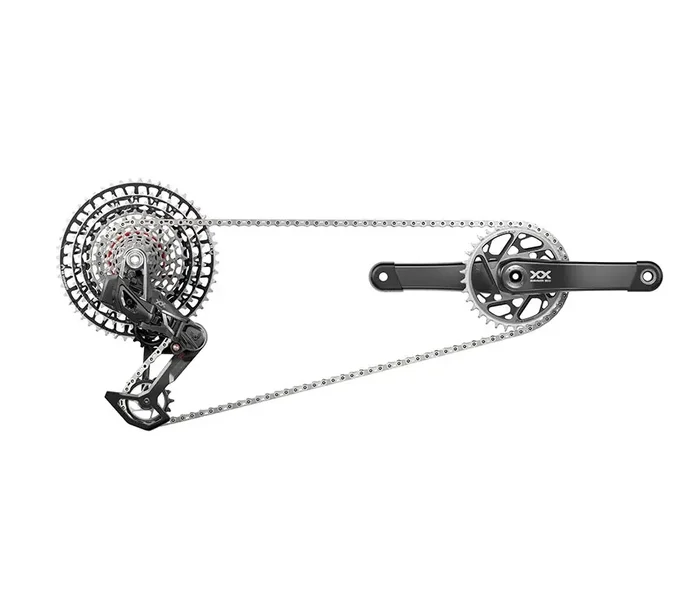 SRAM XX SL T-Type Eagle Transmission Groupset – 165mm Crank 34t Chainring AXS POD Controller 10-52t Cassette Rear Derailleur Chain