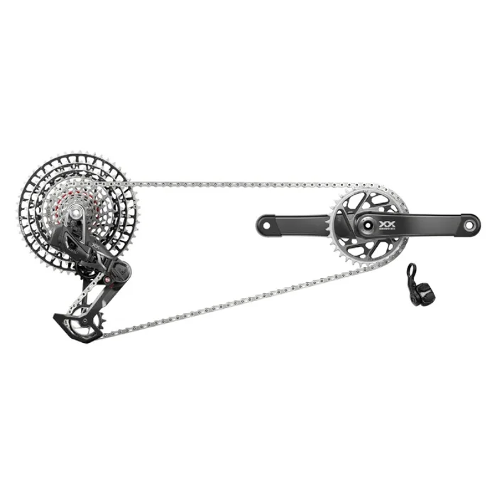 SRAM XX SL T-Type Eagle Transmission Groupset – Crank 34t Chainring AXS POD Controller 10-52t Cassette Rear Derailleur Chain