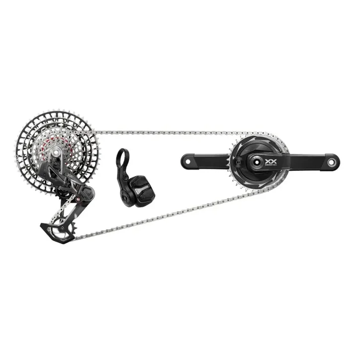SRAM XX SL T-Type Eagle Transmission Power Meter Group – 175mm 34t Chainring AXS POD Controller 10-52t Cassette Rear Derailleur Chain