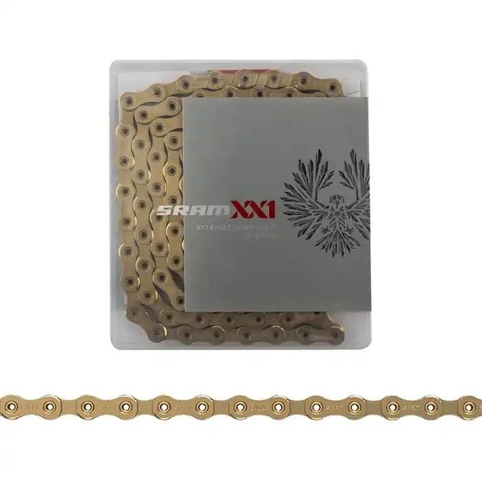SRAM XX1 Eagle Chain – 12-Speed 126 Links Gold