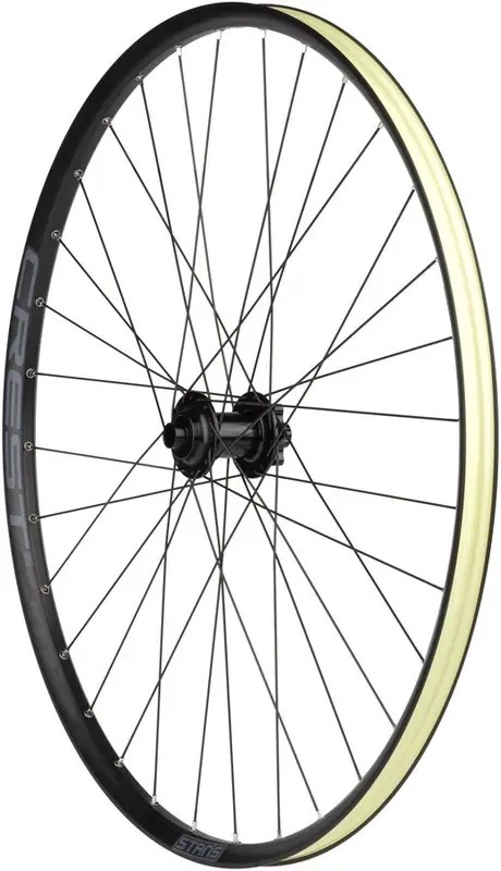 Stans Crest S2 Front Wheel – 29″ 15 x 100mm 6-Bolt Black